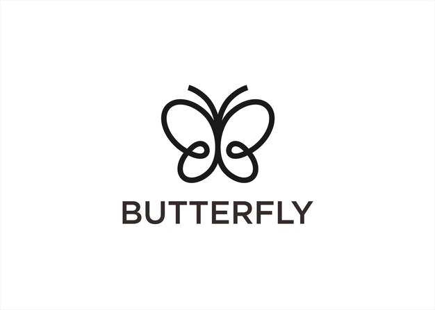 Butterfly logo template